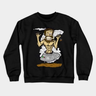 Caveman Spaceship Crewneck Sweatshirt